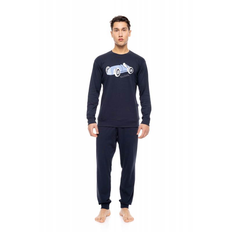 WN-M119 - Indigo Blue - PIJAMA  T-SHIRT RACE NOS- (WN-M119)
