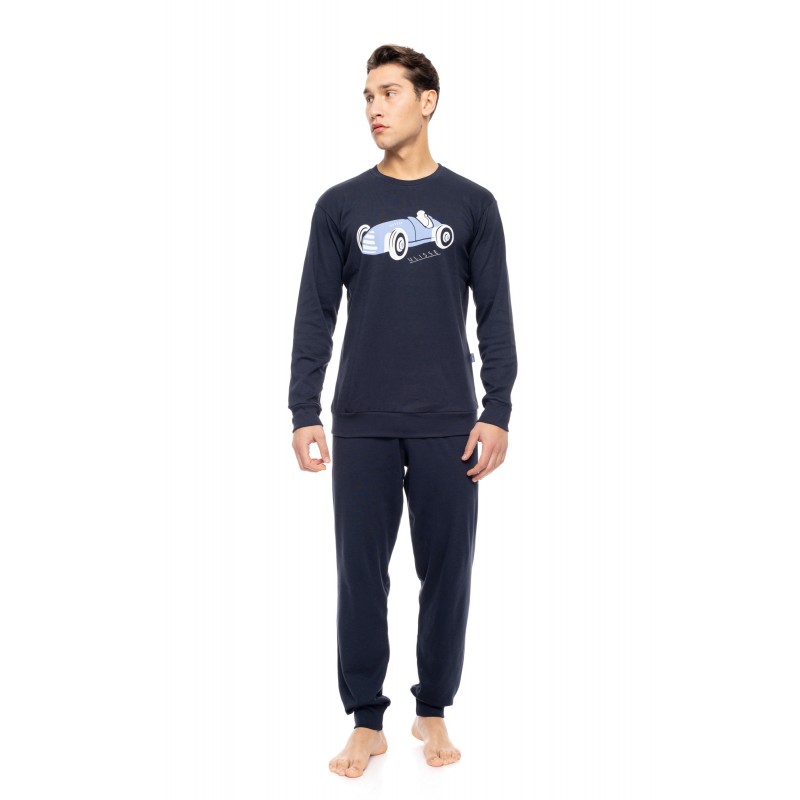 WN-M119 - Indigo Blue - PIJAMA  T-SHIRT RACE NOS- (WN-M119)