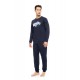 WN-M119 - Indigo Blue - PIJAMA  T-SHIRT RACE NOS- (WN-M119)