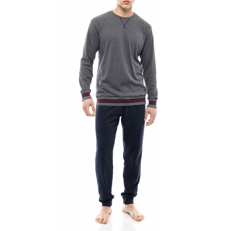 WN-M120 - Grey - PIJAMA T-SHIRT NOS- (WN-M120) WN-M120 - Grey - PIJAMA T-SHIRT NOS- (WN-M120)