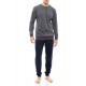WN-M120 - Grey - PIJAMA T-SHIRT NOS- (WN-M120) WN-M120 - Grey - PIJAMA T-SHIRT NOS- (WN-M120)