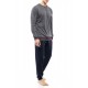 WN-M120 - Grey - PIJAMA T-SHIRT NOS- (WN-M120) WN-M120 - Grey - PIJAMA T-SHIRT NOS- (WN-M120)