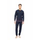 WN-M120 - Yacht Blue - PIJAMA T-SHIRT NOS- (WN-M120)
