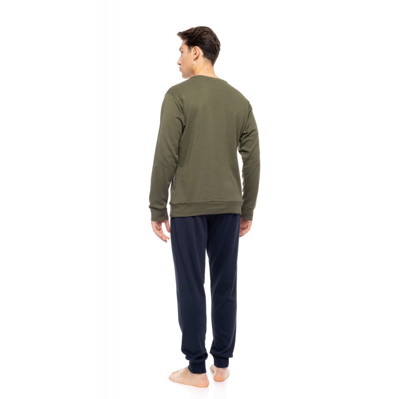 WN-M122 - Forest - PIJAMA T-SHIRT SKI NOS- (WN-M122) WN-M122 - Forest - PIJAMA T-SHIRT SKI NOS- (WN-M122)