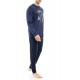 WN-M122 - Indigo Blue - PIJAMA T-SHIRT SKI NOS- (WN-M122) WN-M122 - Indigo Blue - PIJAMA T-SHIRT SKI NOS- (WN-M122)