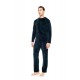 WN-M200 - Black - PYJAMA VELVET T-SHIRT- (WN-M200)