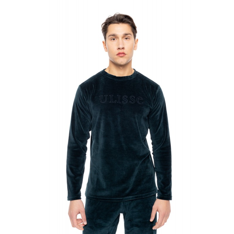 WN-M200 - Oil Green - PYJAMA VELVET T-SHIRT- (WN-M200) WN-M200 - Oil Green - PYJAMA VELVET T-SHIRT- (WN-M200)