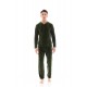 WN-M201 - Oil Green - PYJAMA VELVET V-NECK- (WN-M201) WN-M201 - Oil Green - PYJAMA VELVET V-NECK- (WN-M201)