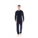 WN-M201 - Yacht Blue - PYJAMA VELVET V-NECK- (WN-M201) WN-M201 - Yacht Blue - PYJAMA VELVET V-NECK- (WN-M201)