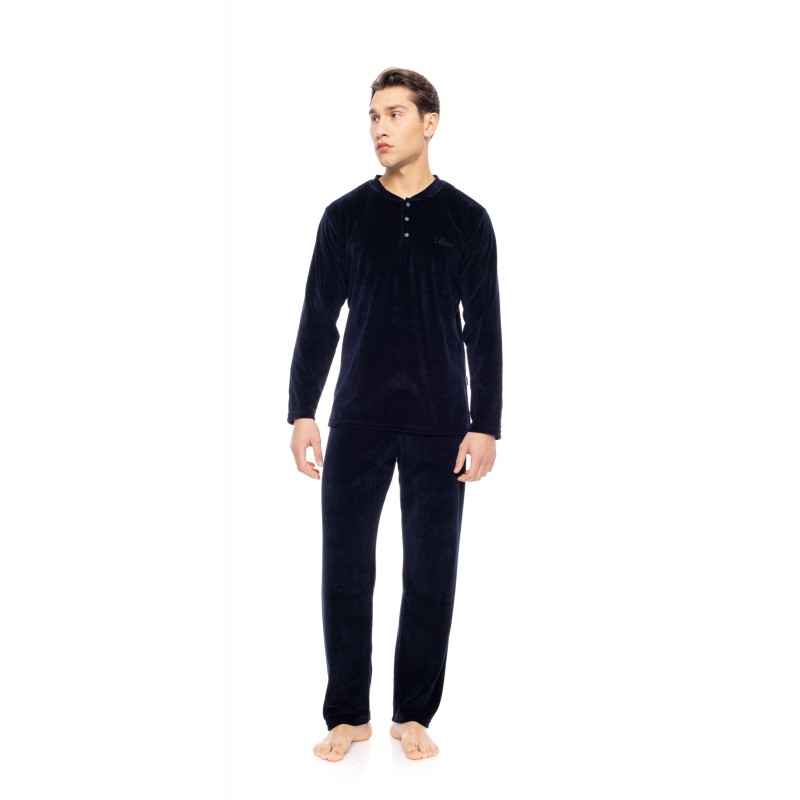 WN-M202 - Yacht Blue - PYJAMA VELVET PC- (WN-M202) WN-M202 - Yacht Blue - PYJAMA VELVET PC- (WN-M202)