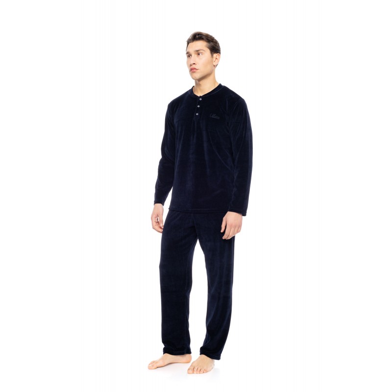 WN-M202 - Yacht Blue - PYJAMA VELVET PC- (WN-M202) WN-M202 - Yacht Blue - PYJAMA VELVET PC- (WN-M202)