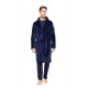 WN-M261 - Yacht Blue - ROBE LONG SOFT STRIPES NOS- (WN-M261) WN-M261 - Yacht Blue - ROBE LONG SOFT STRIPES NOS- (WN-M261)