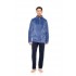 WN-M262 - Cosmos Blue - ROBE ZIPPER SOFT STRIPES NOS- (WN-M262)