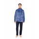 WN-M262 - Cosmos Blue - ROBE ZIPPER SOFT STRIPES NOS- (WN-M262)