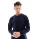 WN-M635 - Yacht Blue - PYJAMA VELVET STIPE- (WN-M635) WN-M635 - Yacht Blue - PYJAMA VELVET STIPE- (WN-M635)