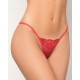 Micro G-string δαντέλα - Κόκκινο (006310-Κόκκινο)
