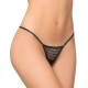 Διχτυωτό Micro G-string - Μαύρο (006791-Μαύρο)