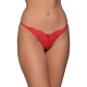 Milena Paris - Γυναικείο Micro G-String Δαντέλα Βεντάλια σε Σχήμα V