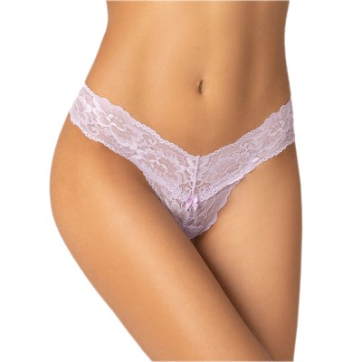 Milena Paris - String με Δαντέλα και Φιογκάκι