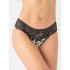 Milena Paris - String Animal Print Βελούδο και Δαντέλα Ελαστική Πάνω