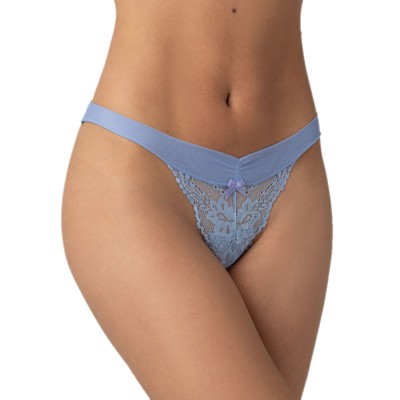 Milena Paris - String Δαντέλα και Τούλι με Σούρα