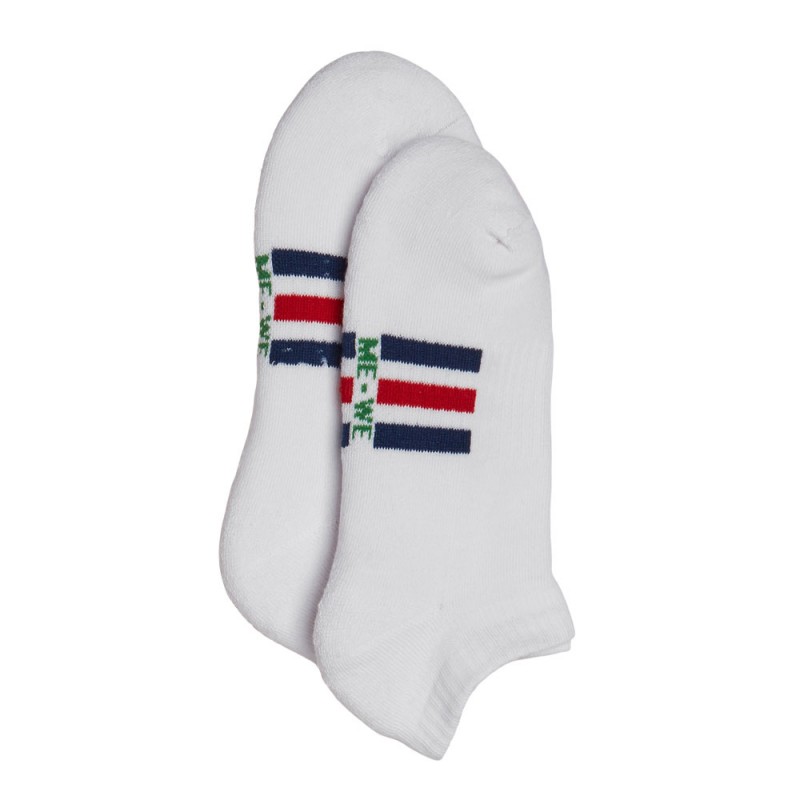 Me-We Socks Γυναικείο Βαμβακερό Sneaker Μισή Πετσέτα με Σχέδιο (2 Ζεύγη)