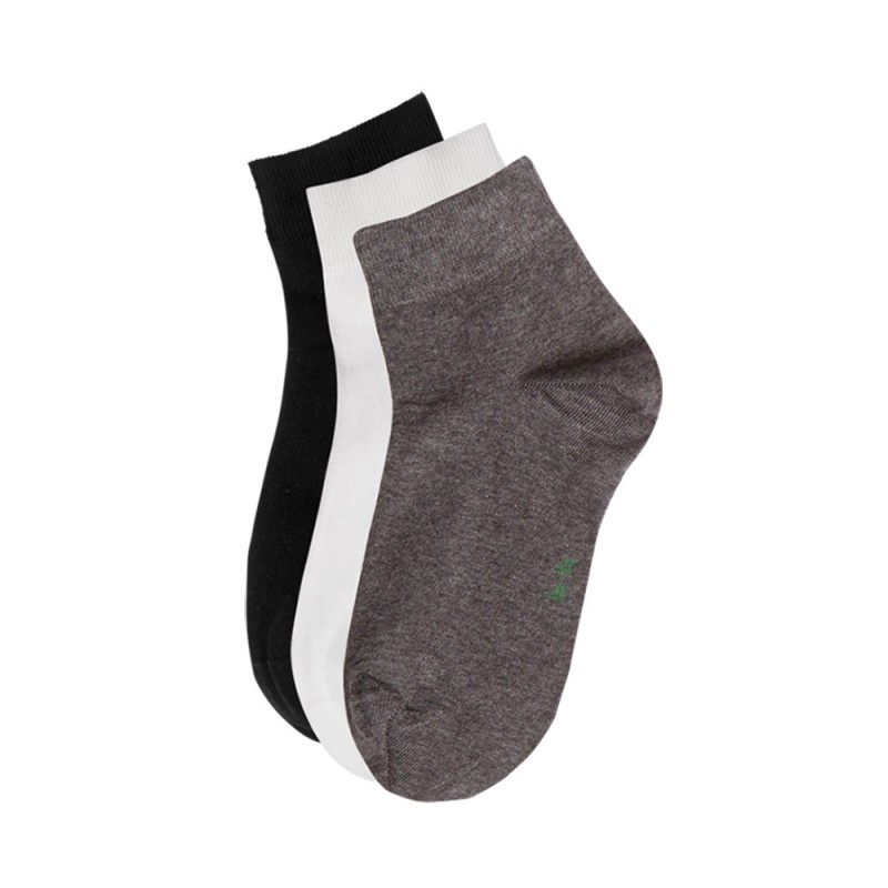 Me-We Γυναικείες Βαμβακερές Ημίκοντες Κάλτσες - 3 Ζευγάρια