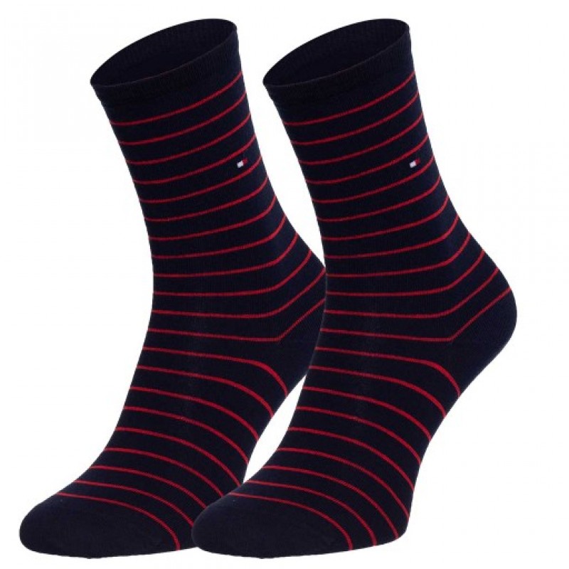 Tommy Hilfiger - TH Women Sock 2Pack Small Stripe