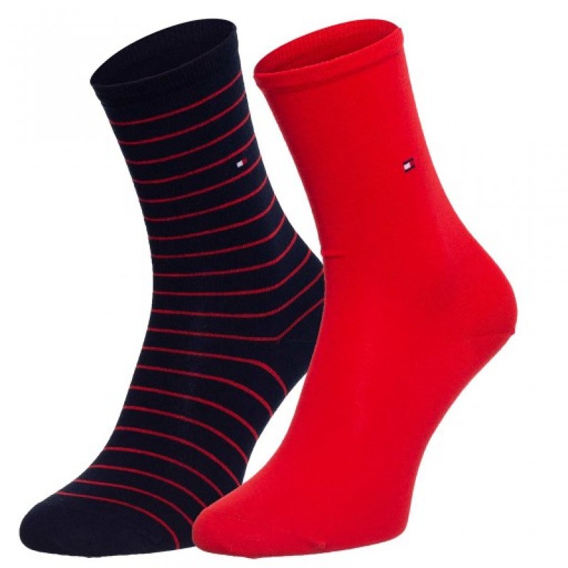 Tommy Hilfiger - TH Women Sock 2Pack Small Stripe