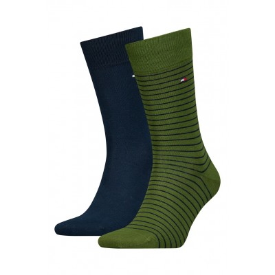 Tommy Hilfiger - TH Men Sock 2Pack Small Stripe