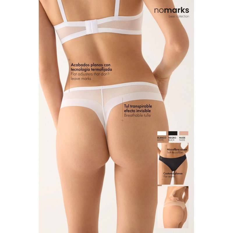 Ysabel Mora - Nomarks Γυναικείο String Slip Χωρίς Ραφές Ysabel Mora - Nomarks Γυναικείο String Slip Χωρίς Ραφές