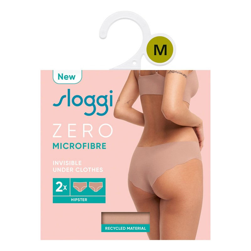 Sloggi ZERO Microfibre 2.0 H Hipster 2Τμχ - Χωρίς Ραφές