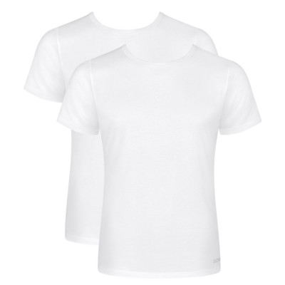 Sloggi Men GO ABC 2.0 H O-Neck 2P Ανδρικό Φανελάκι με Μανίκι Συσκευασία 2 Τεμαχίων