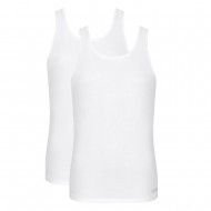 Sloggi Men GO ABC 2.0 H Tank Top 2P Ανδρικό Φανελάκι με Τιράντα Συσκευασία 2 Τεμαχίων