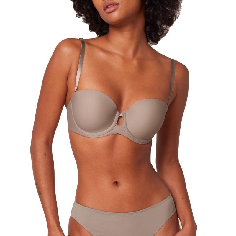 Triumph Pure Micro WDP Γυναικείο Σουτιέν Strapless με Μπανέλα