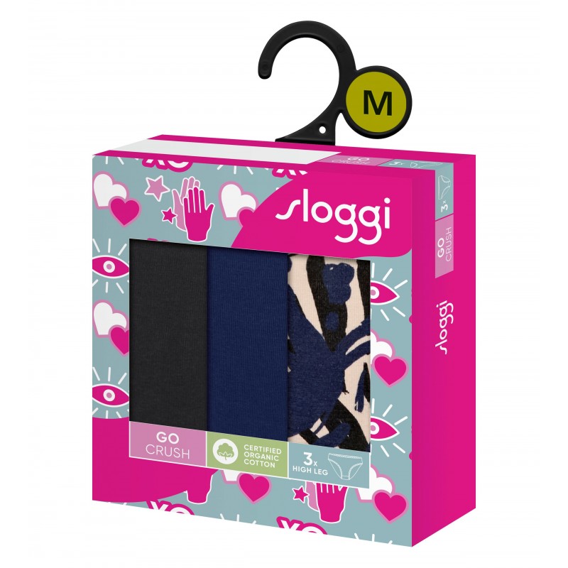 Sloggi GO Crush H High Leg C3P - 3Τεμάχια