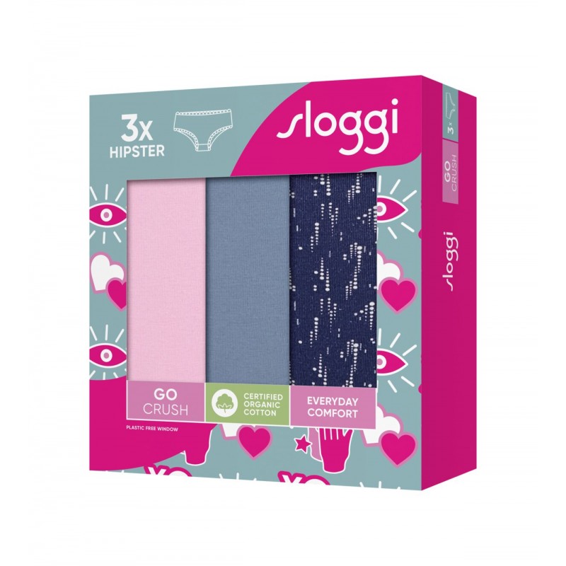 Sloggi GO Crush Hipster C3P - 3Τεμάχια