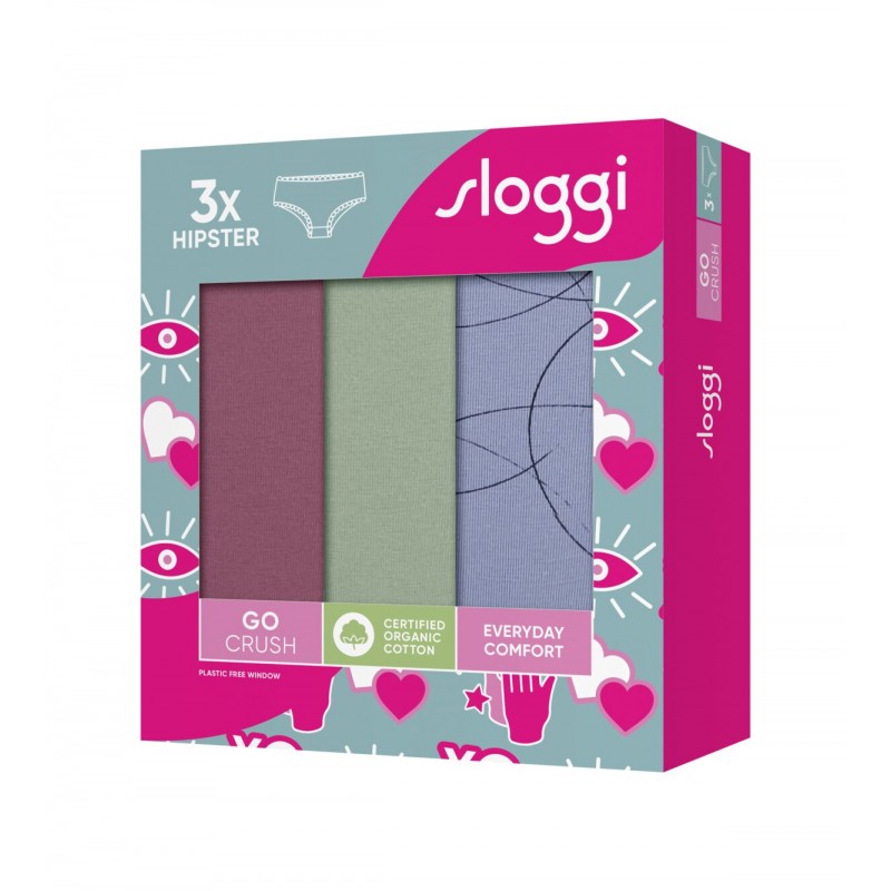 Sloggi GO Crush Hipster C3P - 3Τεμάχια