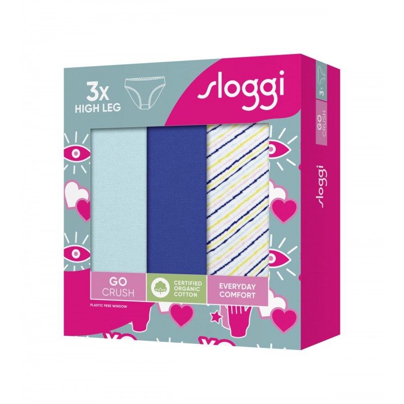 Sloggi GO Crush High Leg C3P - 3Τεμάχια