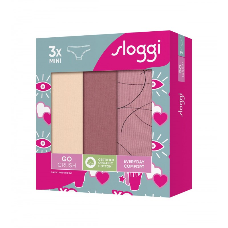 Sloggi GO Crush Mini C3P - 3Τεμάχια
