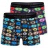 Vincent Creation - Ανδρικό Boxer Cotton Trunks Donuts All-Over Print 2-pack
