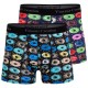 Vincent Creation - Ανδρικό Boxer Cotton Trunks Donuts All-Over Print 2-pack