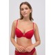 Ysabel Mora - Γυναικείο Σουτιέν Push-Up με Μπανέλα Christmas Collection