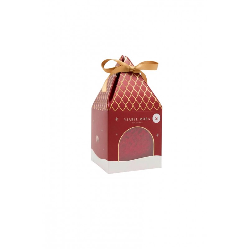 Ysabel Mora - Γυναικείο Σλιπ Brazilian με Δαντέλα Christmas Gift Box