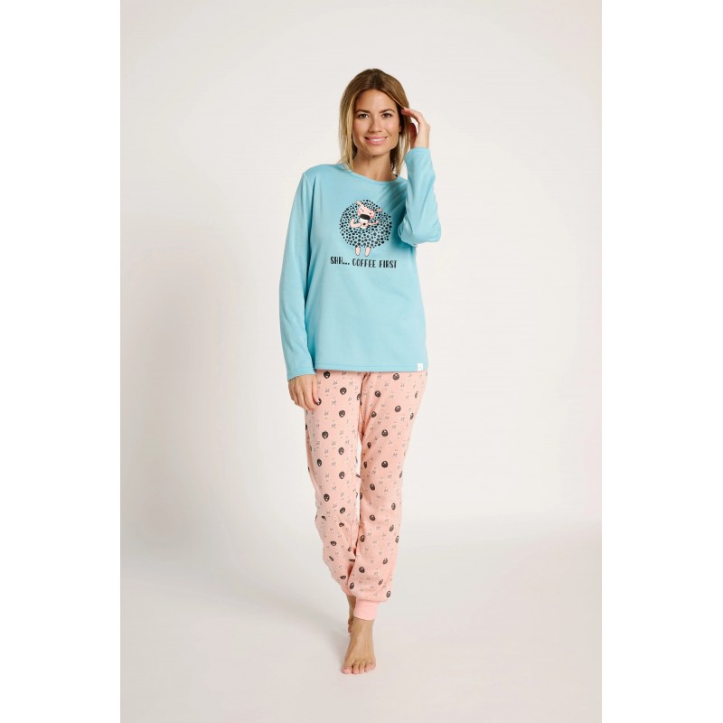 MUYDEMI - Γυναικεία Χειμερινή Πυτζάμα με Sheep-Print