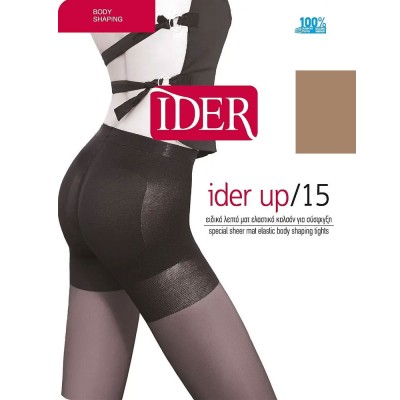Ider Up 15Den Γυναικείο Καλσόν Λεπτό Ματ Body Shaping με Λαστέξ Κιλότα - DAINO