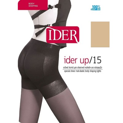 Ider Up 15Den Γυναικείο Καλσόν Λεπτό Ματ Body Shaping με Λαστέξ Κιλότα - ΜΕΛΟΝ