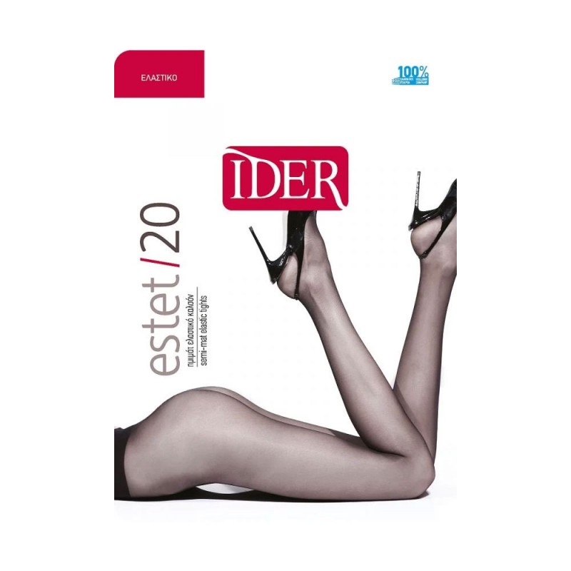 Ider Estet 20 Den - Λεπτό Διάφανο Ημιμάτ Ελαστικό Καλσόν - DAINO