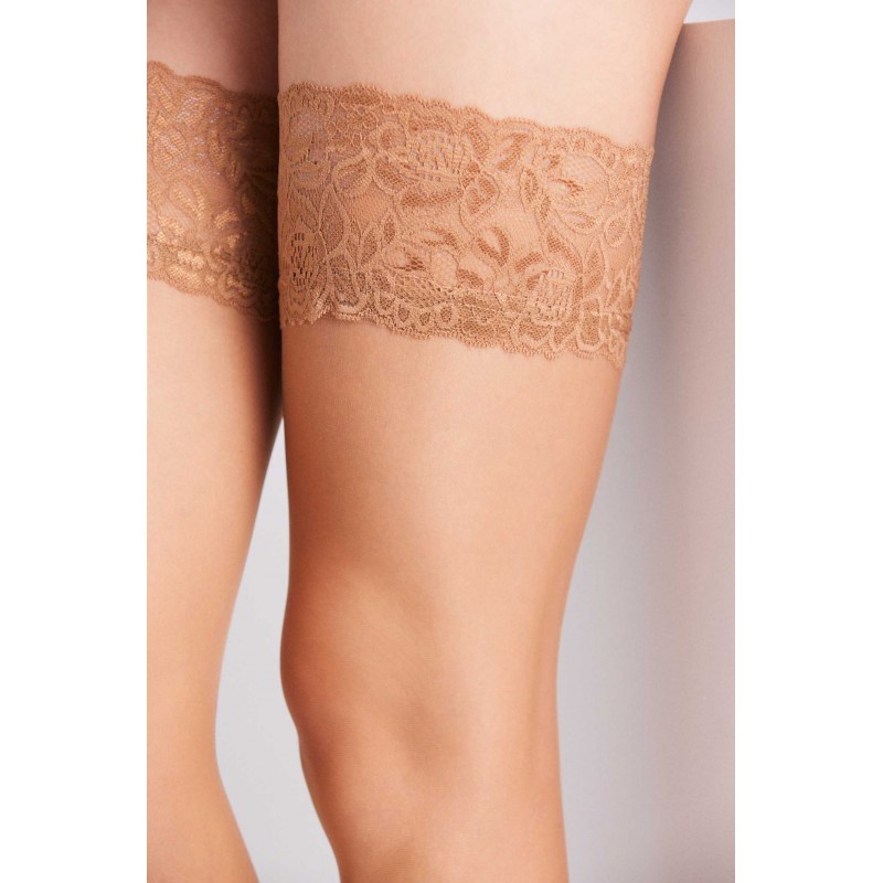 Ysabel Mora - Γυναικεία Καλτσοδέτα 15Den με Δαντέλα και Σιλικόνη