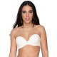 Luna Bra - Melody Σουτιέν Strapless Ιβουάρ - Cup Ε